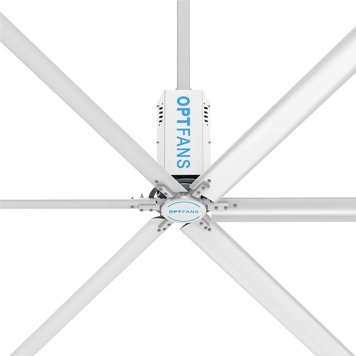 OPTFANS Big Ceiling PMSM HVLS Fans For Large Space